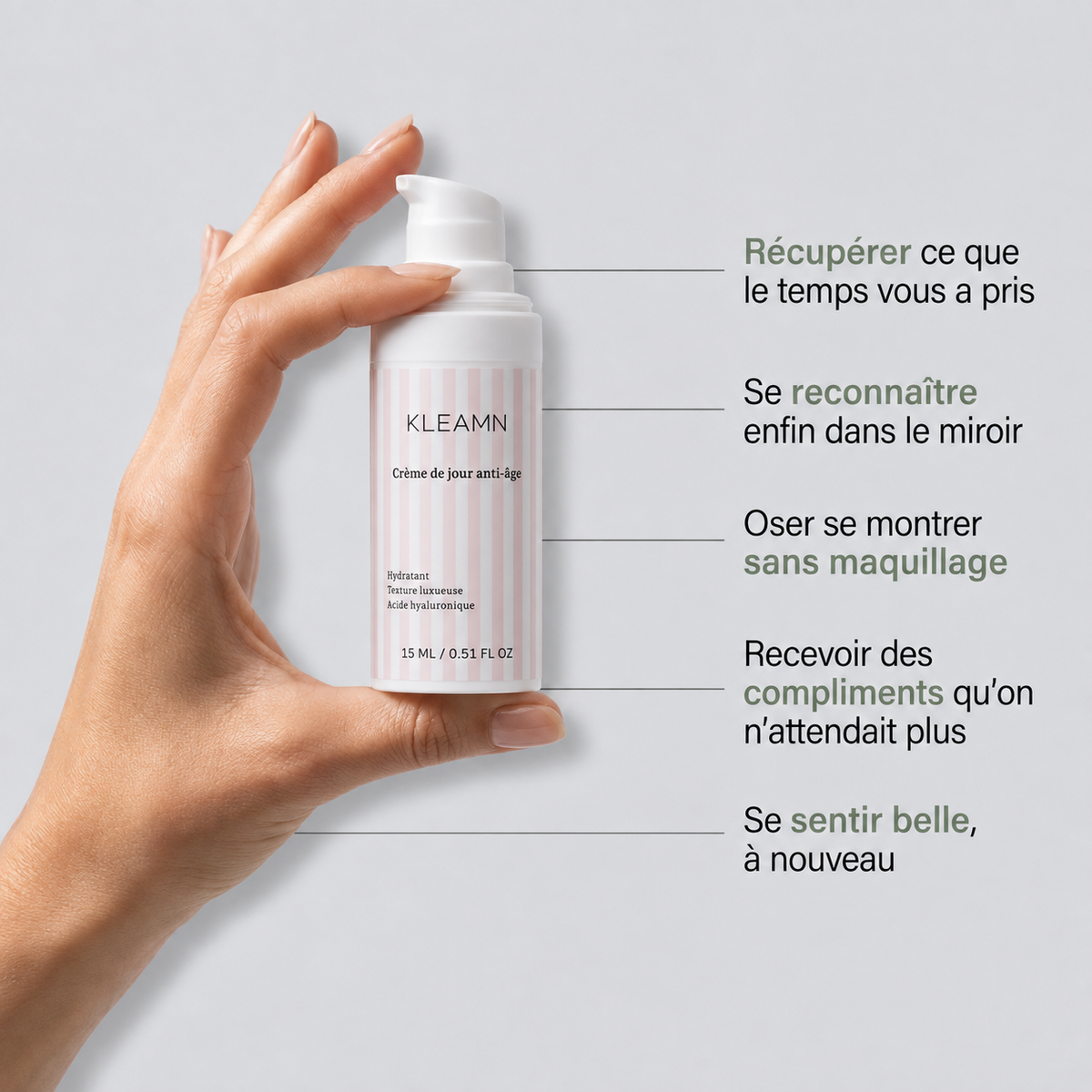 Crème de jour anti-âge 15ml