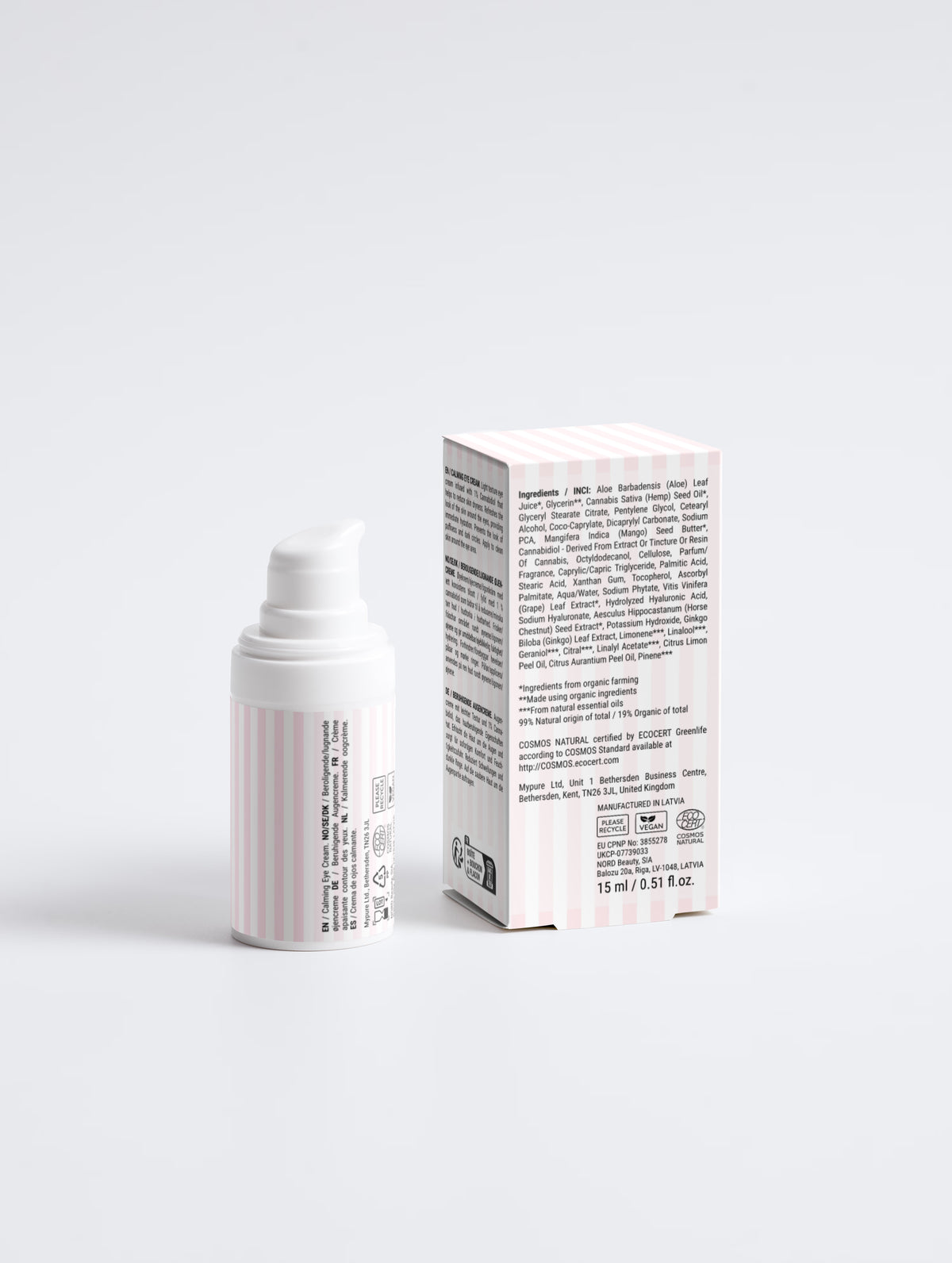 Crème apaisante pour les yeux