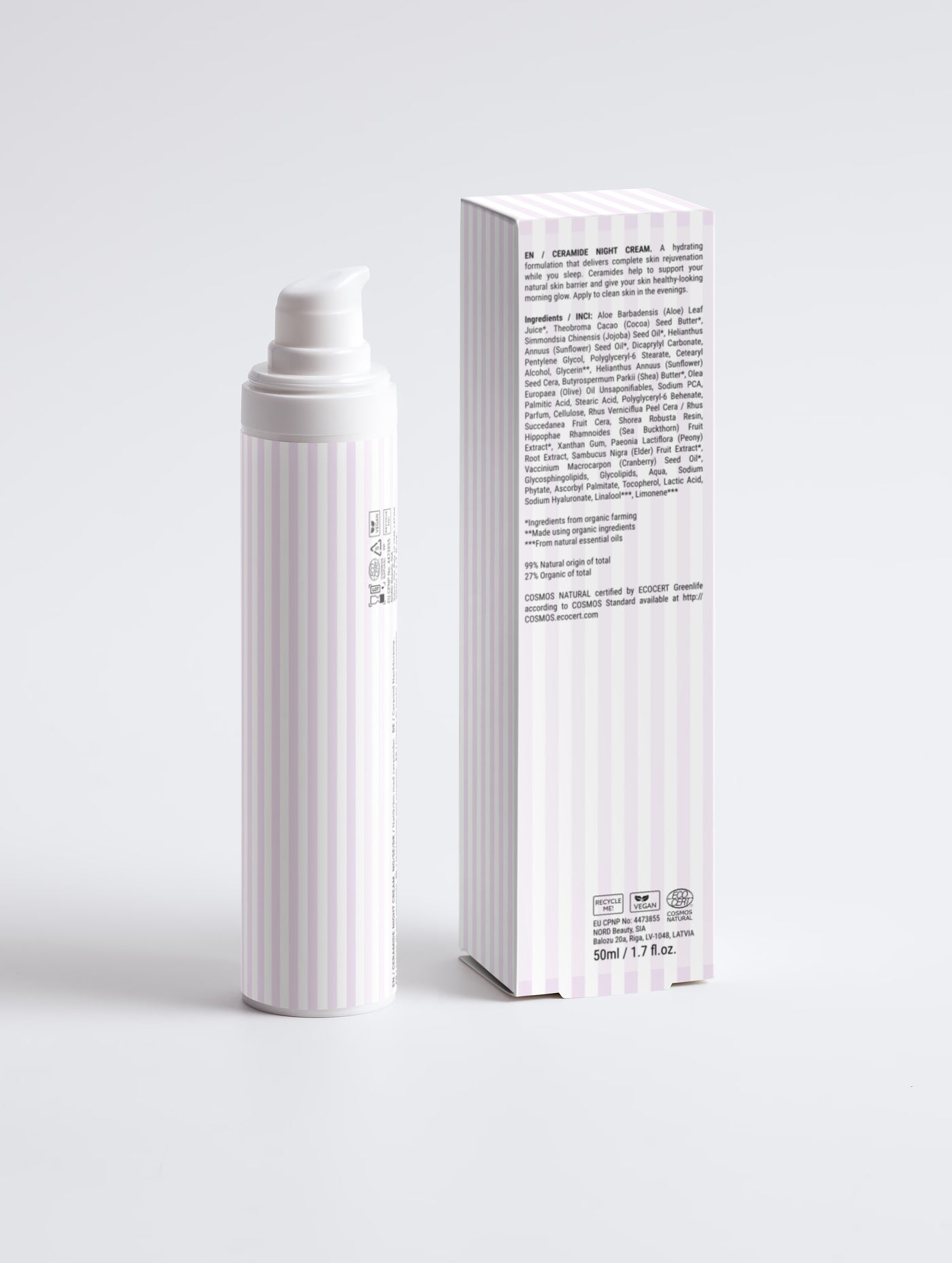 Crème de nuit barrière aux céramides