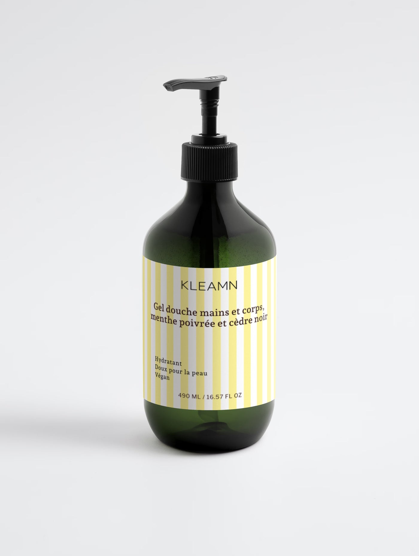 Gel douche mains & corps, menthe poivrée & cèdre noir
