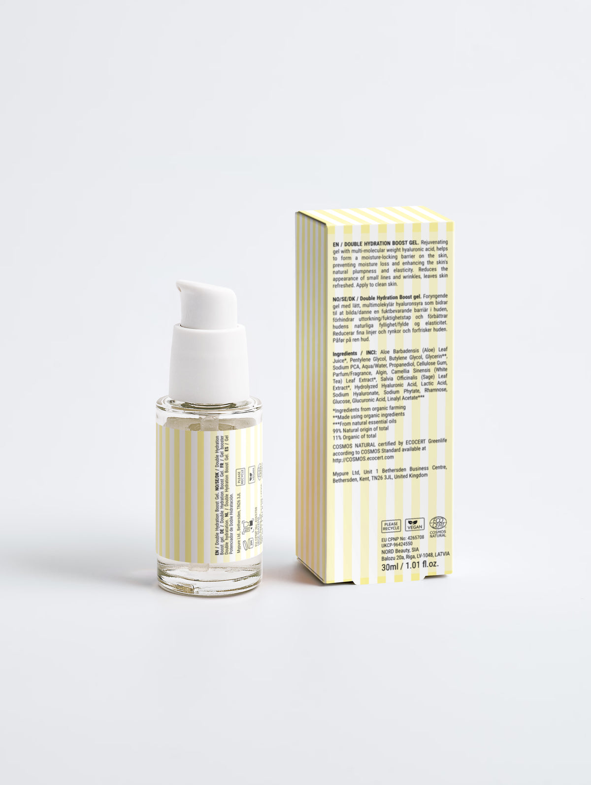 Gel double hydratation & acide hyaluronique