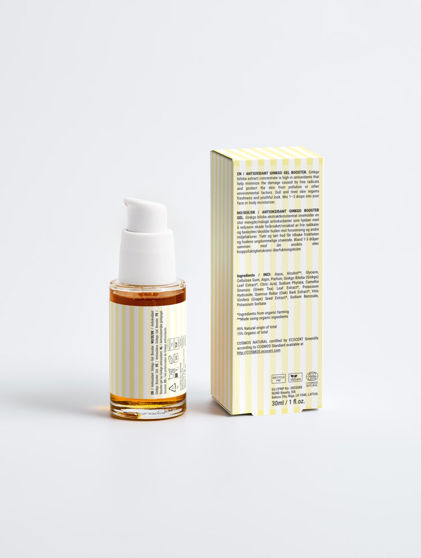 Booster de gel antioxydant au ginkgo