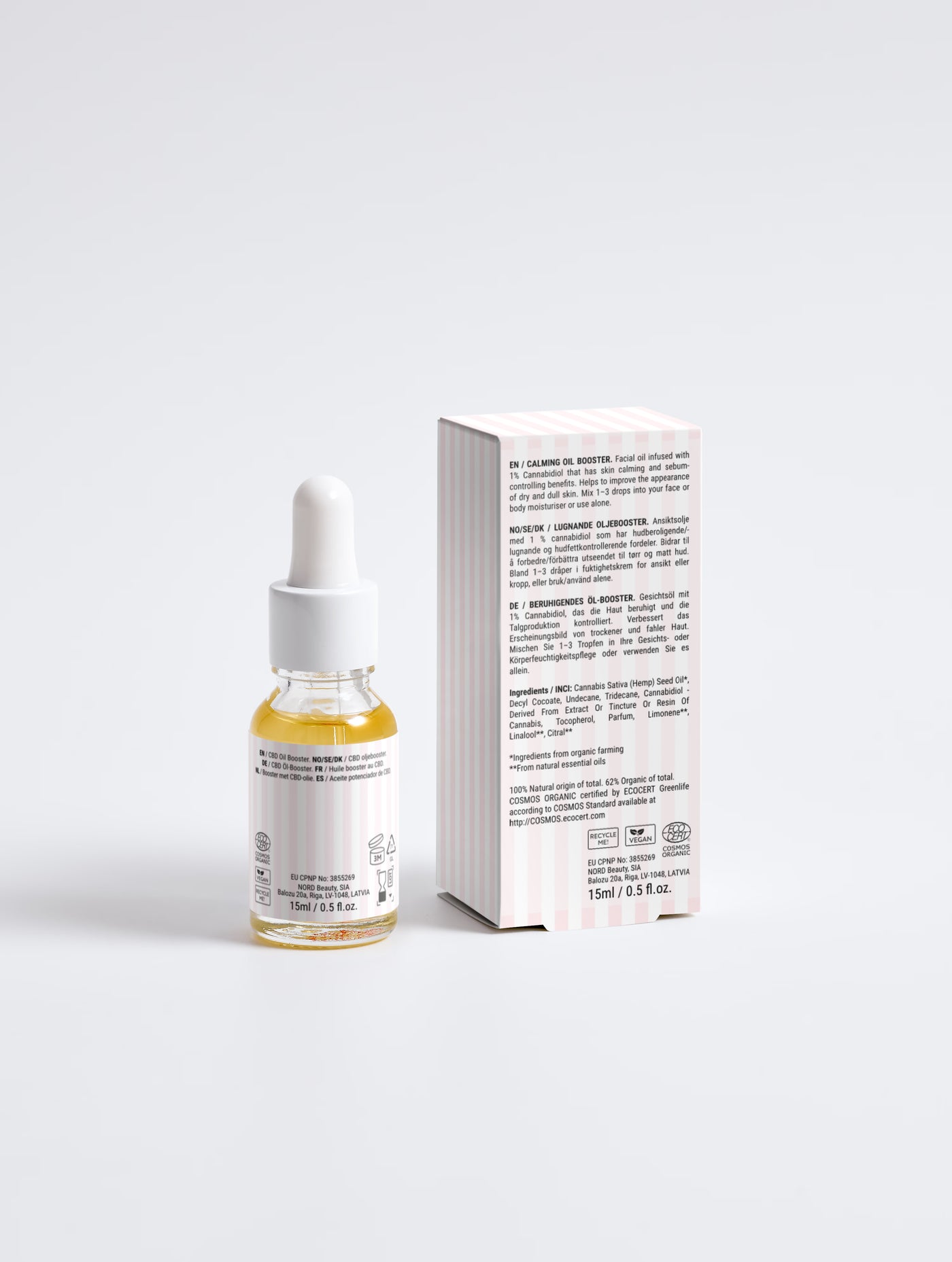 Huile apaisante pour le visage