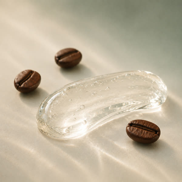 Collection Caféine Kleamn — grains de café et gel frais